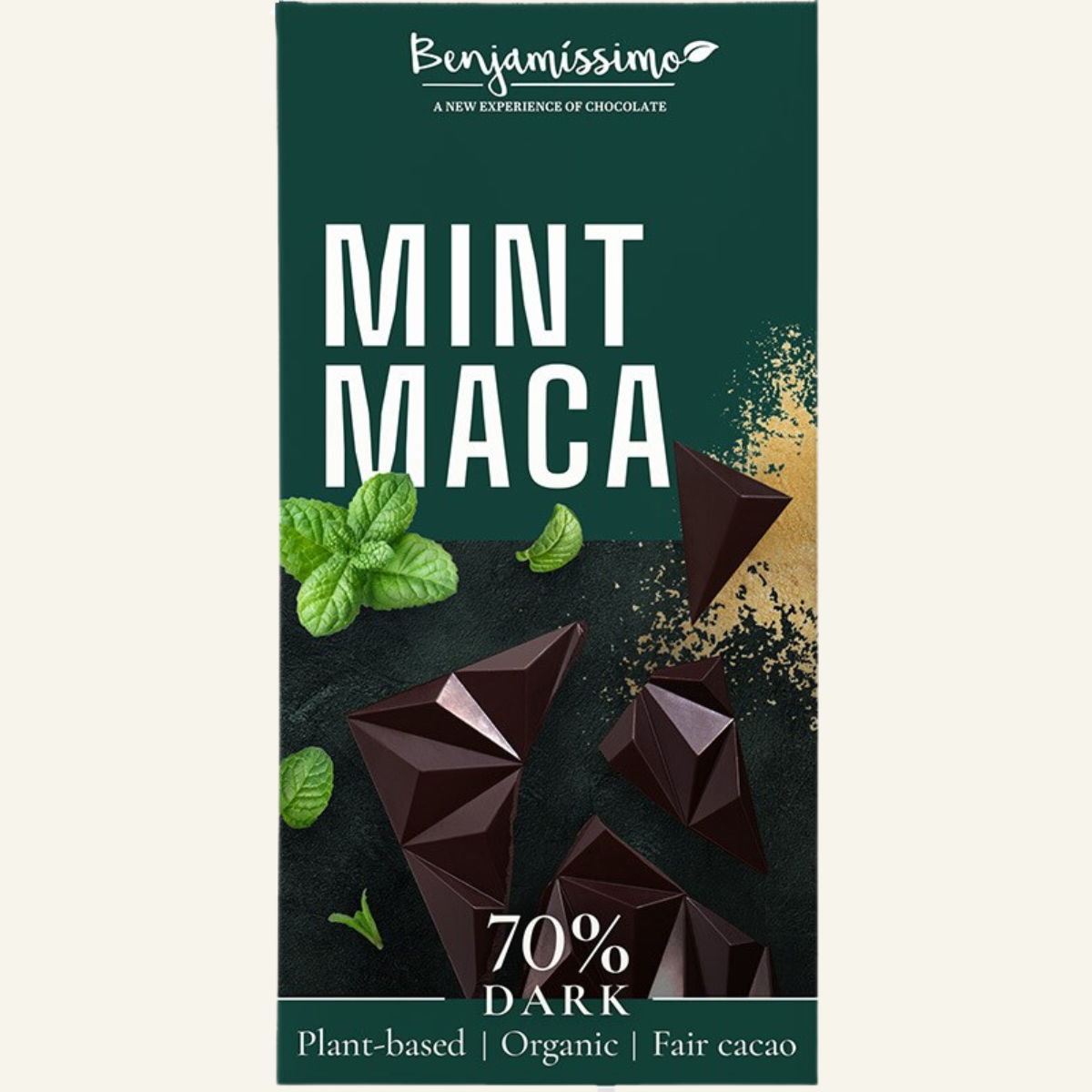 TUMMASUKLAA MINTTU & MACA 60g